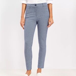 LOFT Sutton Skinny Pants In Plaid
